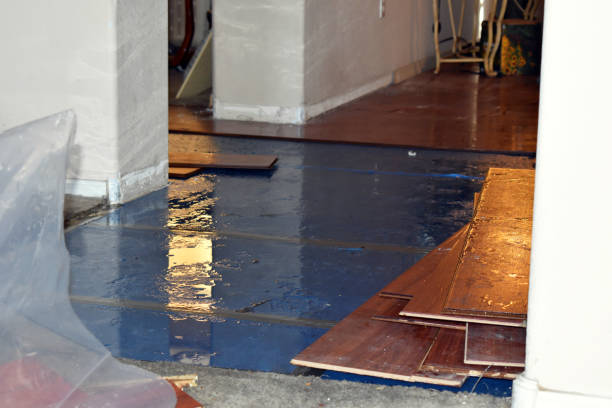 Professional Water Damage Restoration technician working in Athens, OH